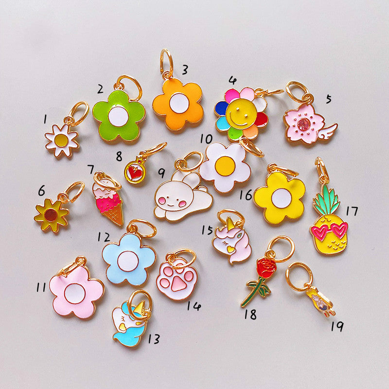 Rabbit Flower Rose Pendant For Shoelaces