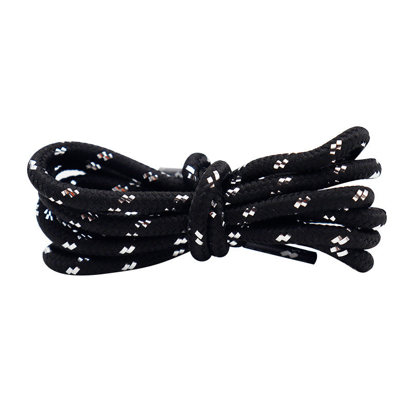 Black Gold Gilliter Rope Shoelaces