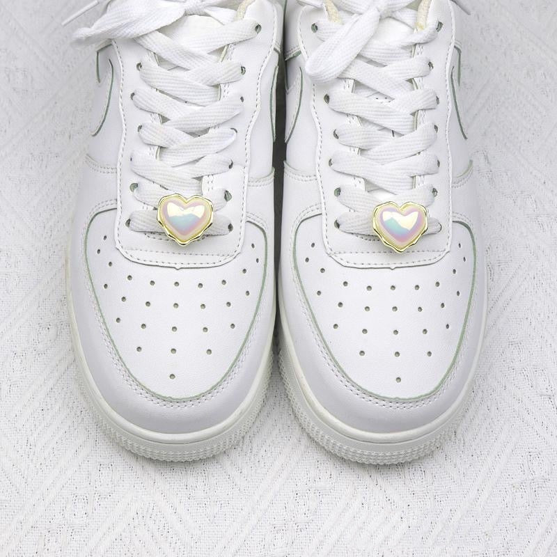 Pearl Heart, Star Charm For Shoe
