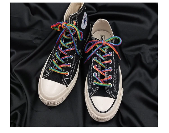 Rainbow Rope Shoelaces LGBT