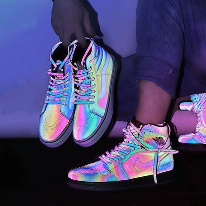Flat Light Reflective Rope Shoelaces