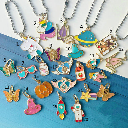 Butterfly Magic Hat Astronaut Pendant For Shoelaces