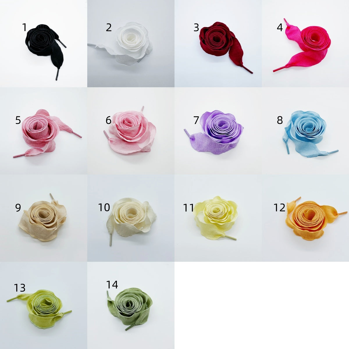 2.6cm Ribbon Shoelaces, Wedding Shoelaces