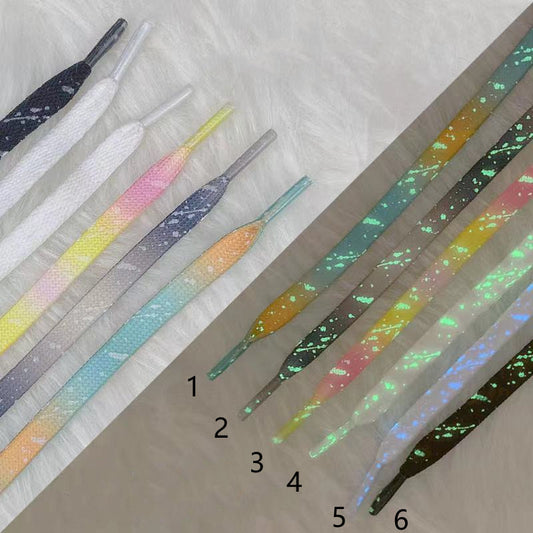 Flat Luminous Shoelaces