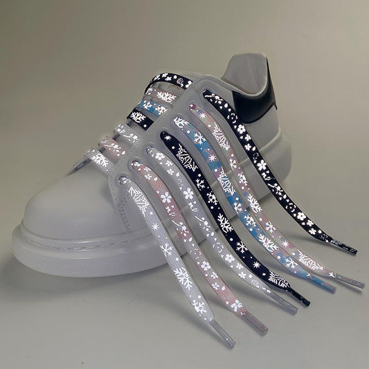 Sakura Light Reflective Rope Shoelaces