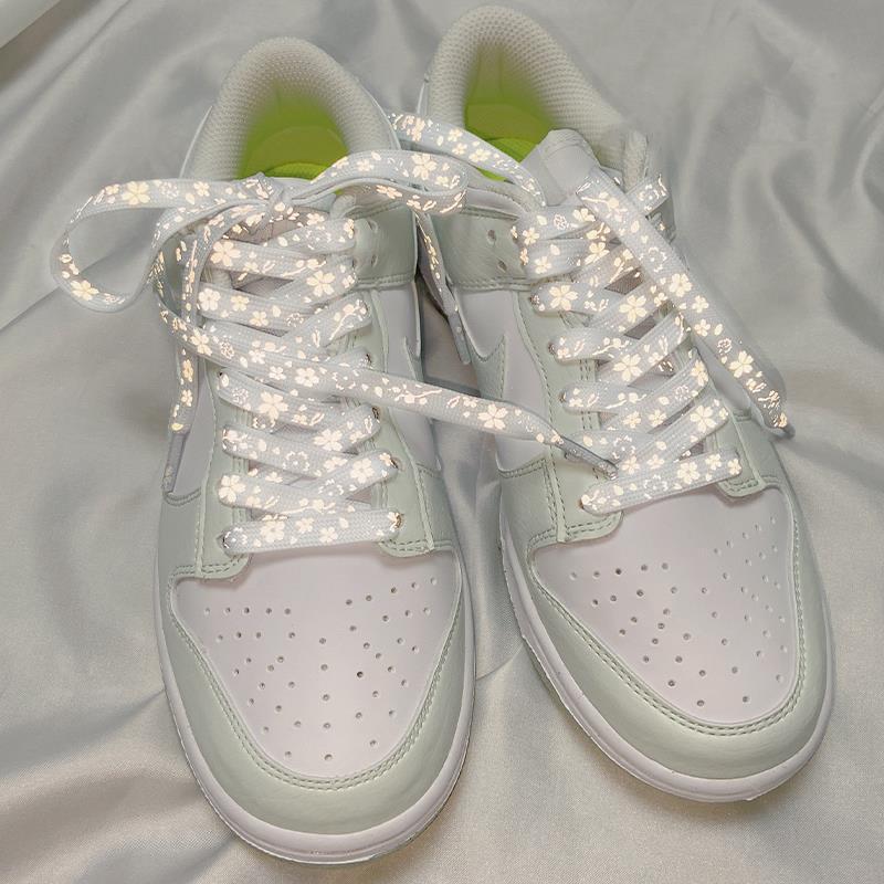 Sakura Light Reflective Rope Shoelaces