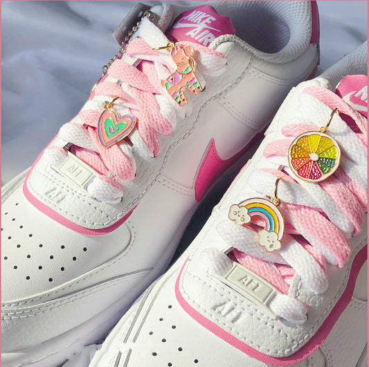 Rainbow Heart Unicorn Star Pendant For Shoelaces