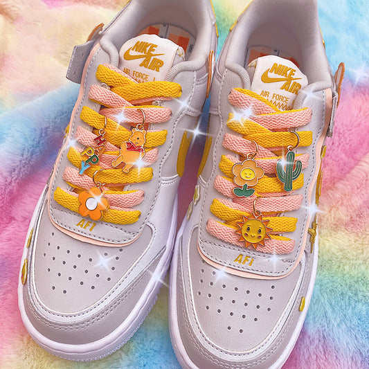 Bear Strawberry Sun Pendant For Shoelaces