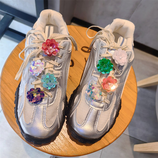 Bling Bling Flower Tag For Shoes