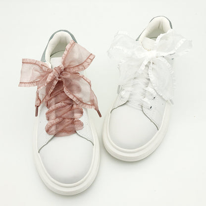 4cm Chiffon Shoelaces, Extra Fat Shoelaces