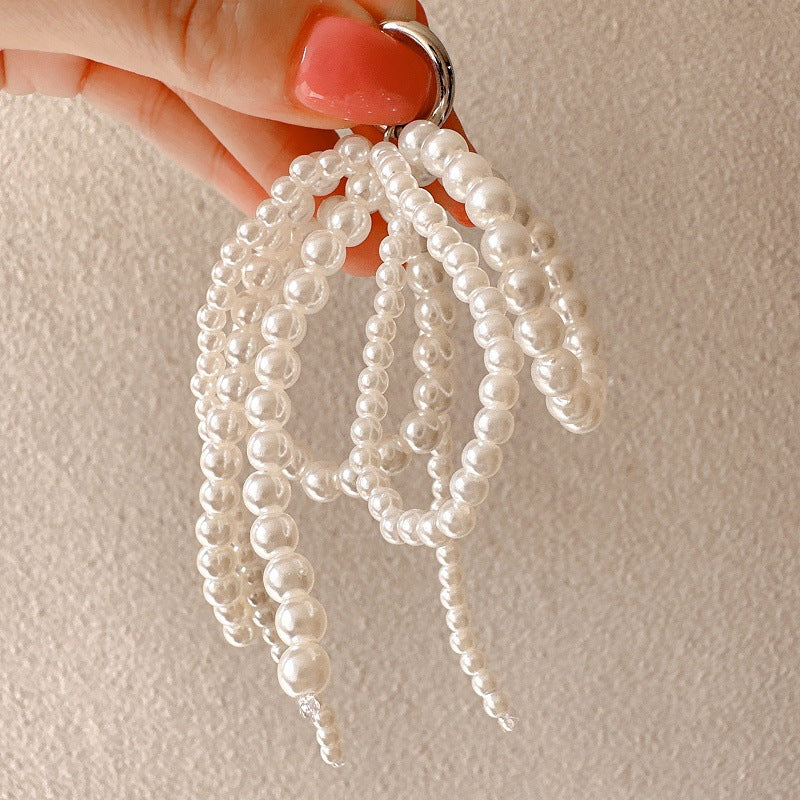 Pearl Bowknot For Shoe