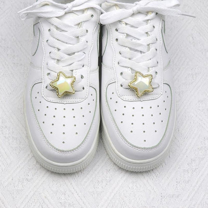Pearl Heart, Star Charm For Shoe