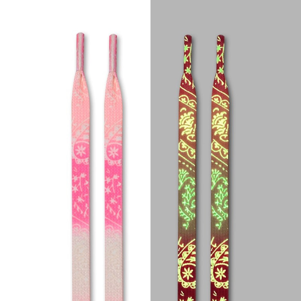 Paisley Luminous Shoelaces
