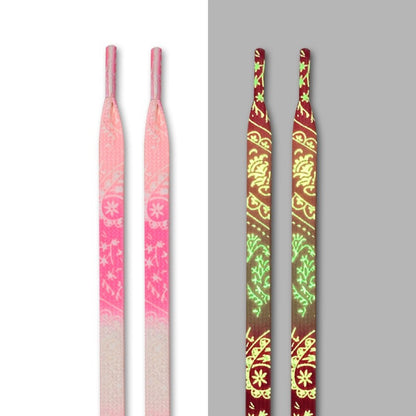 Paisley Luminous Shoelaces