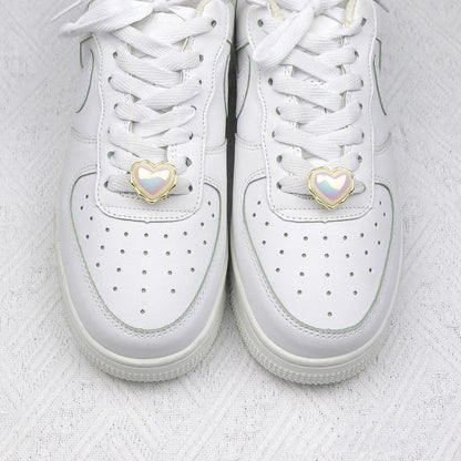Pearl Heart, Star Charm For Shoe
