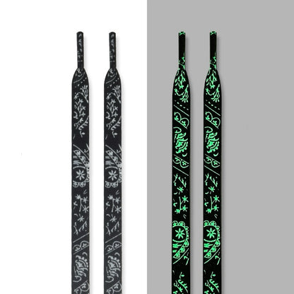 Paisley Luminous Shoelaces