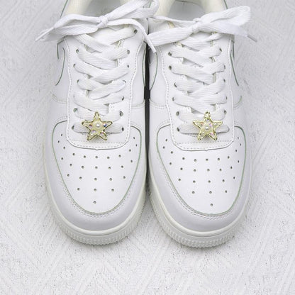 Pearl Heart, Star Charm For Shoe