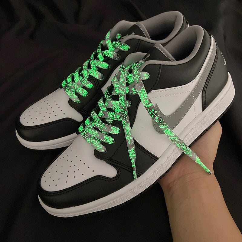 Paisley Luminous Shoelaces
